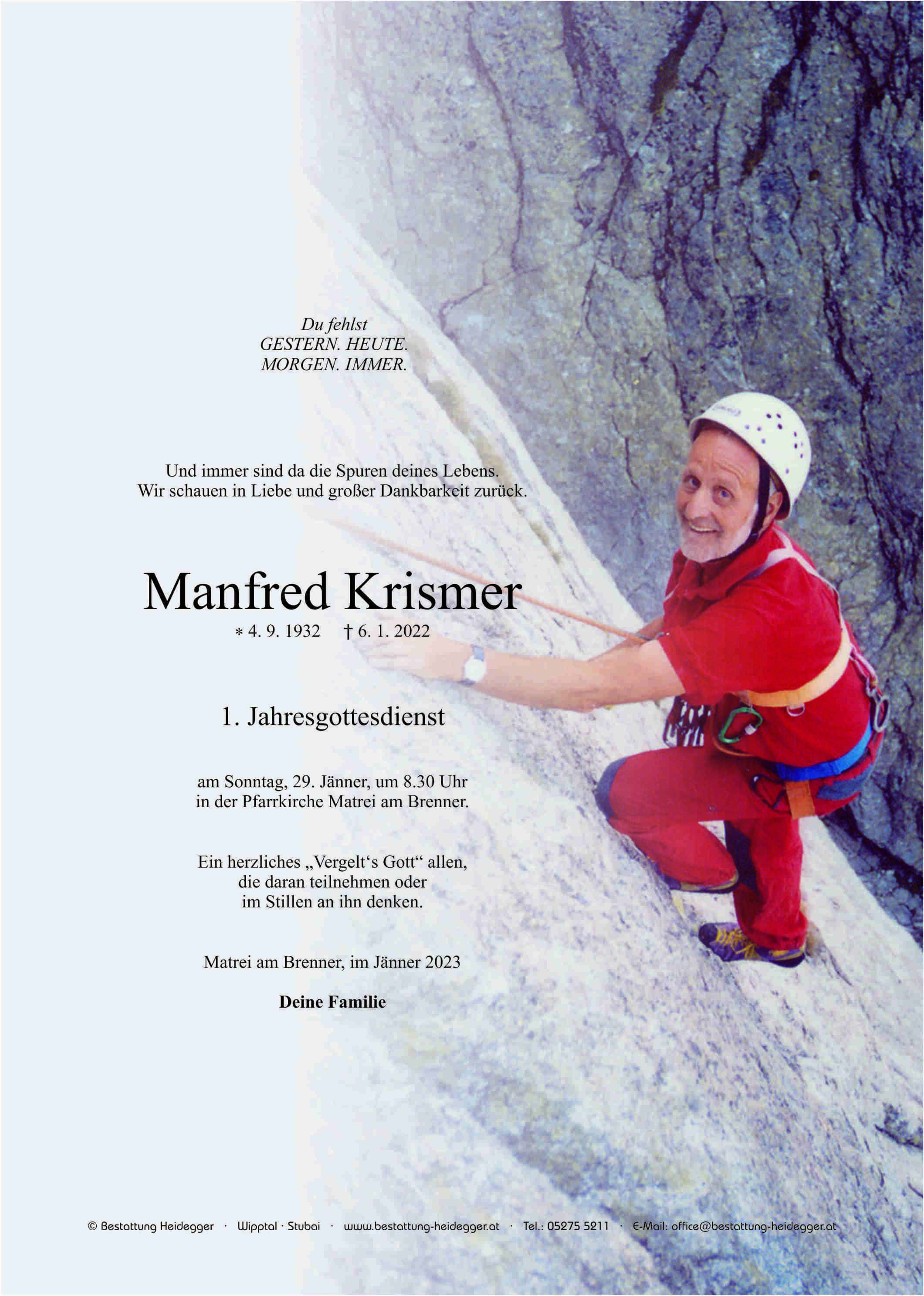 Manfred Krismer